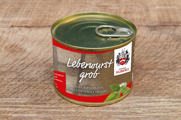 Leberwurst grob, Albert